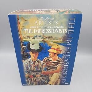 The Impressionists Lives & Works Box Set 6 DVDs Kultur Video DVDs are Sealed